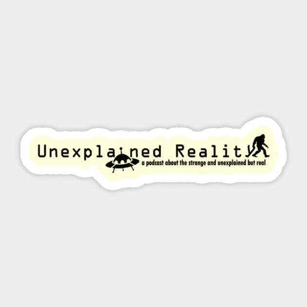 Unexplained Reality Banner Sticker by unexplained_reality